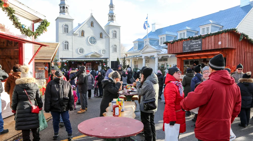 Marche du Noel d Antan a Cap Sante