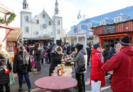 Marche du Noel d Antan a Cap Sante